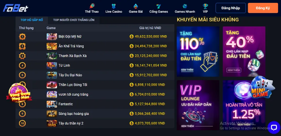VMAX nền tảng cá cược uy tín và an toàn